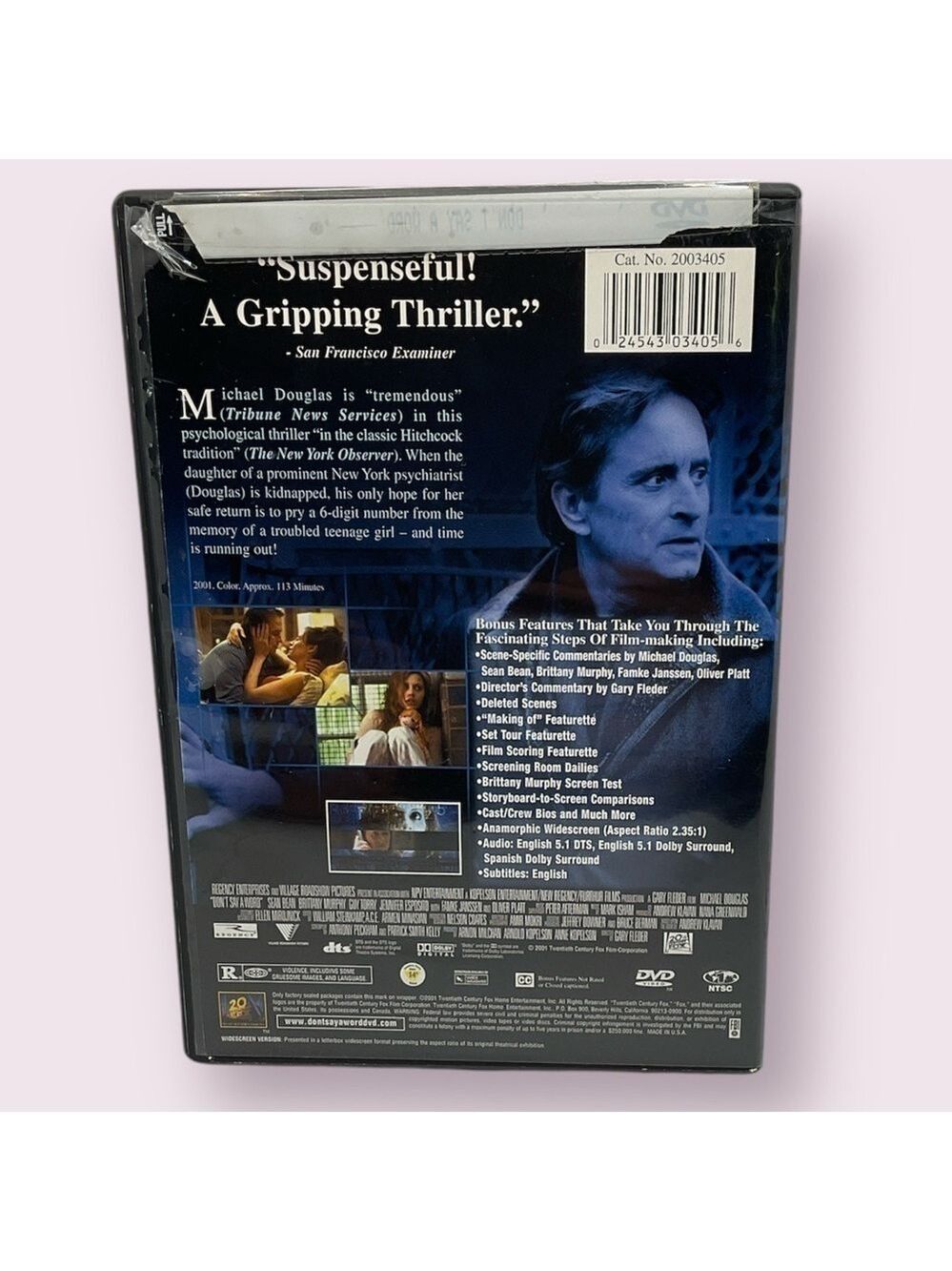 Don’t Say a Word - DVD Movie - Picture 2 of 2